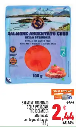 Conad Salmone argentato della Patagonia The Icelander offerta