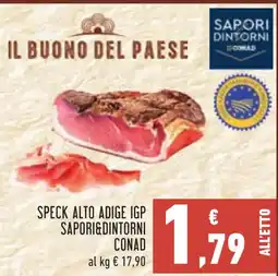 Conad Speck Alto Adige IGP Sapori&Dintorni offerta