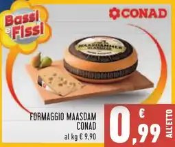Conad Formaggio Maasdam Conad offerta