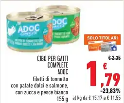Conad Cibo per gatti complete ADOC offerta