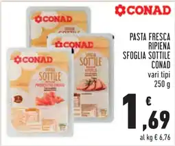 Conad Pasta fresca ripiena sfoglia sottile Conad offerta