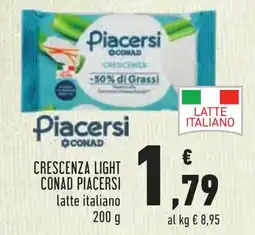 Conad Crescenza light Conad Piacersi offerta