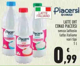 Conad Latte UHT senza lattosio offerta