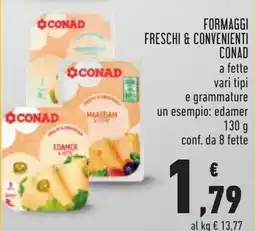 Conad Formaggi freschi Conad offerta