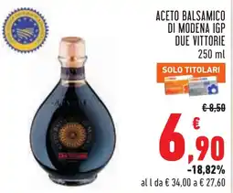 Conad Aceto balsamico di Modena IGP Due Vittorie offerta
