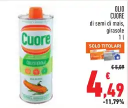 Conad Olio Cuore offerta
