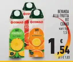 Conad Bevanda alla frutta Vit Conad offerta
