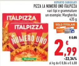 Conad Pizza la numero uno Italpizza offerta