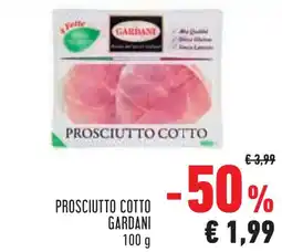 Conad Prosciutto cotto Gardani offerta