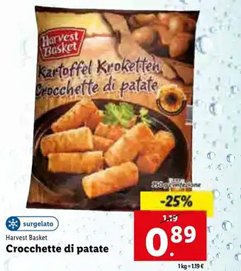 Lidl Harvest Basket Crocchette di patate offerta