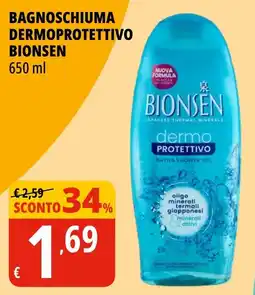 Tigros Bagnoschiuma dermoprotettivo Bionsen offerta