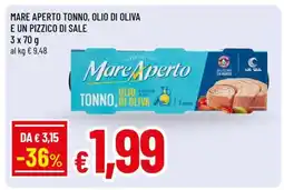 Famila MARE APERTO TONNO OLIO DI OLIVA E UN PIZZICO DI SALE offerta