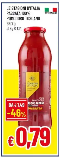 Famila LE STAGIONI D'ITALIA PASSATA 100% POMODORO TOSCANO offerta