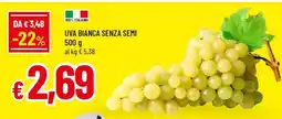 Famila Uva bianca senza semi offerta
