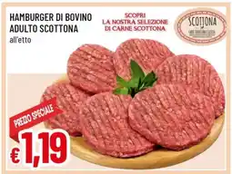 Famila Hamburger di bovino adulto scottona offerta