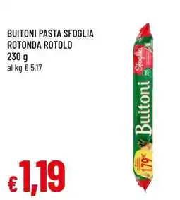 Famila BUITONI PASTA SFOGLIA ROTONDA ROTOLO offerta