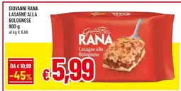 Famila GIOVANNI RANA LASAGNE ALLA BOLOGNESE offerta