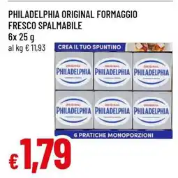 Famila PHILADELPHIA ORIGINAL FORMAGGIO FRESCO SPALMABILE offerta