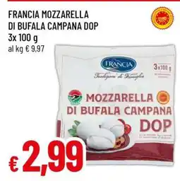 Famila FRANCIA MOZZARELLA DI BUFALA CAMPANA DOP offerta