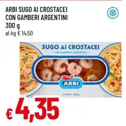 Famila ARBI Sugo ai Crostacei con Gamberi Argentini offerta