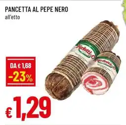 Famila PANCETTA AL PEPE NERO offerta