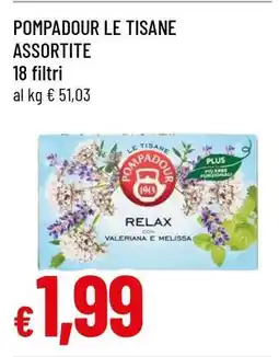 Famila POMPADOUR LE TISANE ASSORTITE offerta