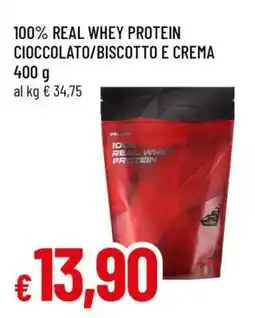 Famila 100% REAL WHEY PROTEIN CIOCCOLATO/BISCOTTO E CREMA offerta