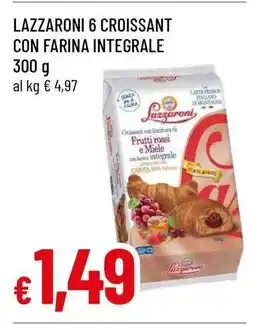 Famila LAZZARONI 6 CROISSANT CON FARINA INTEGRALE offerta
