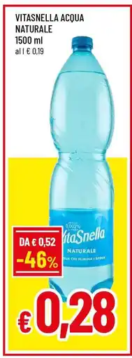 Famila Vitasnella Acqua naturale offerta