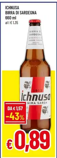 Famila ICHNUSA BIRRA DI SARDEGNA offerta