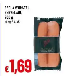 Famila RECLA WURSTEL SERVELADE offerta