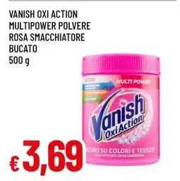 Famila Vanish Oxi Action Multipower Polvere Rosa Smacchiatore Bucato offerta