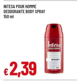 Famila INTESA POUR HOMME DEODORANTE BODY SPRAY offerta