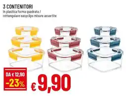 Famila 3 CONTENITORI offerta