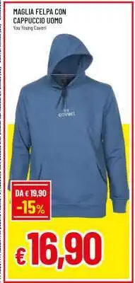 Famila MAGLIA FELPA CON CAPPUCCIO UOMO offerta