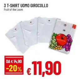 Famila 3 T-SHIRT UOMO GIROCOLLO offerta