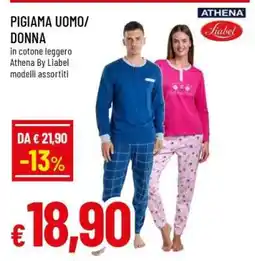 Famila Pigiama Uomo/Donna offerta