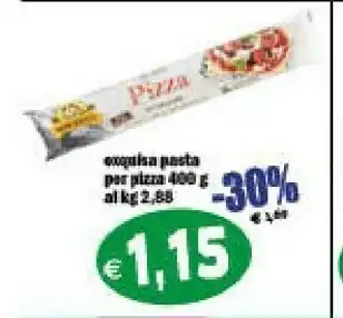 Il Castoro Supermercati Pasta per pizza 400 g offerta
