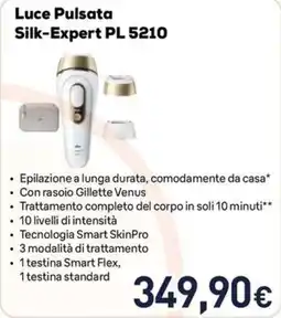 Unieuro Luce Pulsata Silk-Expert PL 5210 offerta