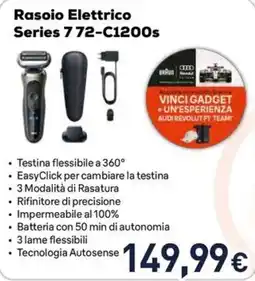 Unieuro Rasoio Elettrico Series 772-C1200s offerta