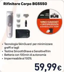 Unieuro Rifinitore Corpo Braun BG5550 offerta