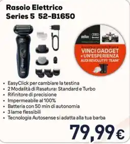 Unieuro Rasoio Elettrico Series 5 52-B1650 offerta
