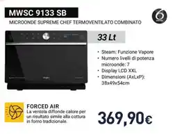 Unieuro Microonde supreme chef termoventilato combinato offerta