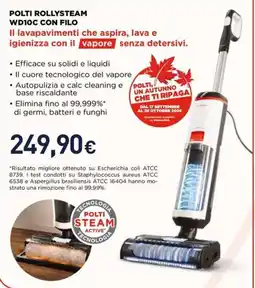 Unieuro Polti Rollsteam WD10C con filo offerta