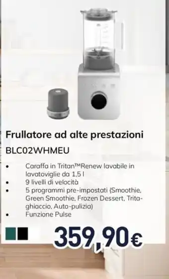 Frullatore ad alte prestazioni BLC02WHMEU