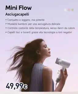 Unieuro Mini Flow Asciugacapelli offerta