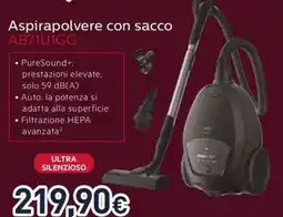 Unieuro Aspirapolvere con sacco AB71U1GG offerta