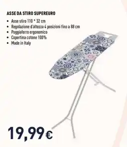 Unieuro Asse da stiro Supereuro offerta