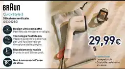 Unieuro Braun Stiratore verticale offerta
