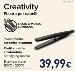 Unieuro Creativity Piastra per capelli offerta